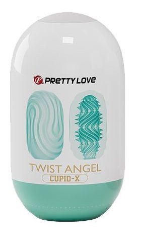 Бирюзовый мастурбатор-яйцо Twist Angel - Baile - в Кисловодске купить с доставкой
