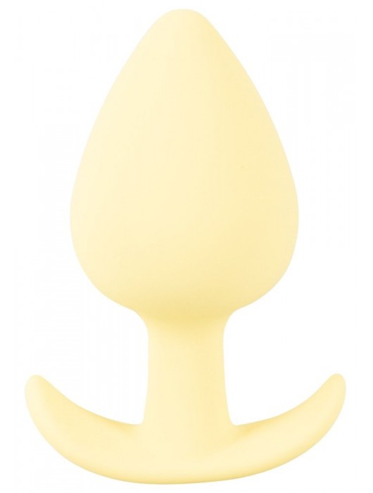 Жёлтая анальная втулка Mini Butt Plug - 6 см. - Orion