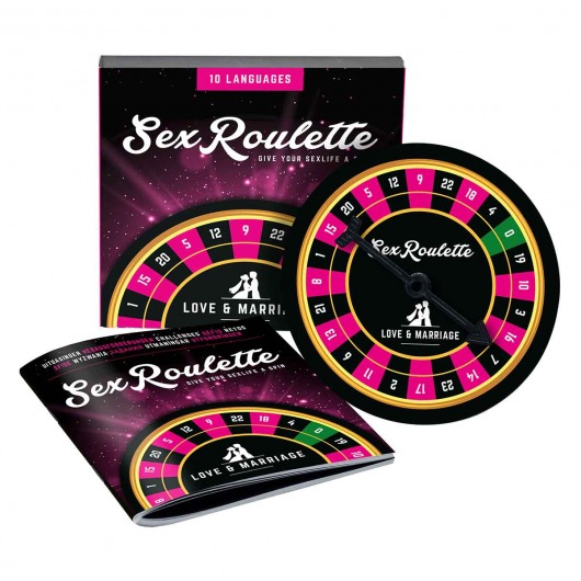 Настольная игра-рулетка Sex Roulette Love   Marriage - Tease&Please - купить с доставкой в Кисловодске