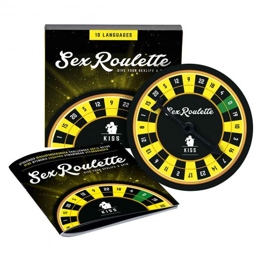 Настольная игра-рулетка Sex Roulette Kiss - Tease&Please - купить с доставкой в Кисловодске