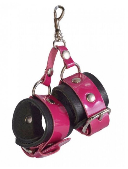 Розово-черный брелок  Наручники - Sitabella - купить с доставкой в Кисловодске