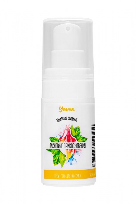 Согревающе-охлаждающий крем-гель для точечного массажа «Ласковые прикосновения»  - 15 мл. - ToyFa - купить с доставкой в Кисловодске