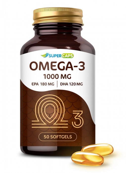 Пищевая добавка SuperCaps OMEGA-3 - 50 капсул (1000 мг) - SuperCaps - купить с доставкой в Кисловодске