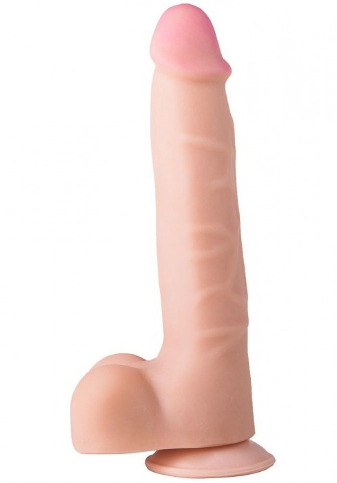 Рельефный фаллоимитатор из неоскин - 22,5 см. - LOVETOY (А-Полимер)