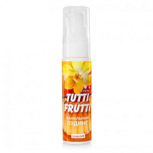 Интимный гель на водной основе Tutti-Frutti  Ванильный пудинг  - 30 гр. - Биоритм - купить с доставкой в Кисловодске