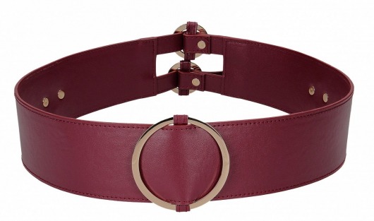 Бордовый ремень Halo Waist Belt - размер L-XL - Shots Media BV - купить с доставкой в Кисловодске