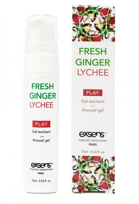 Возбуждающий гель Fresh Ginger Lychee Arousal Gel - 15 мл. - Exsens - купить с доставкой в Кисловодске