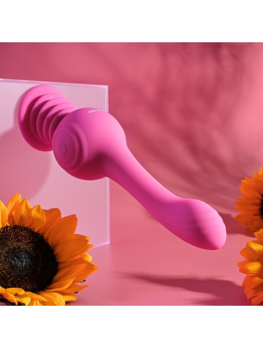 Розовый вибромассажер Gyro Vibe для зоны G - 24 см. - Evolved