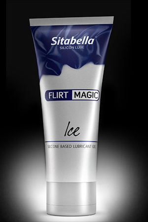 Силиконовая гель-смазка FLIRT MAGIC Ice с лёгким пролонгирующим эффектом - 75 мл. - Sitabella - купить с доставкой в Кисловодске