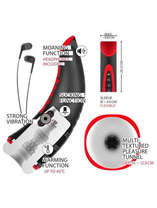 Автоматический мастурбатор WYNE 03 с подогревом - Orion - в Кисловодске купить с доставкой