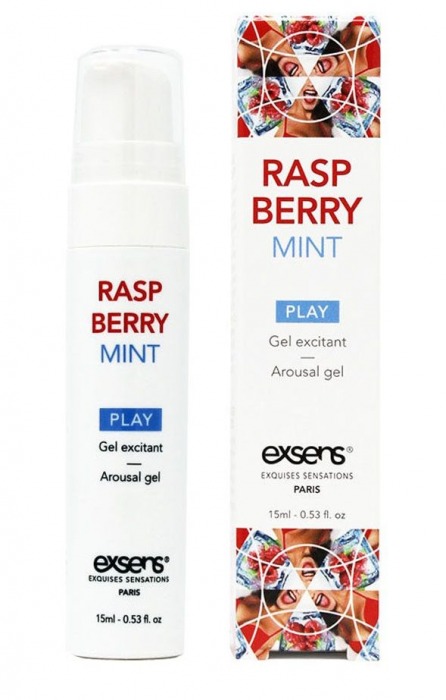 Возбуждающий гель Raspberry Mint с ароматом малины и мяты - 15 мл. - Exsens - купить с доставкой в Кисловодске