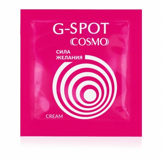 Стимулирующий интимный крем для женщин Cosmo G-spot - 2 гр. - Биоритм - купить с доставкой в Кисловодске