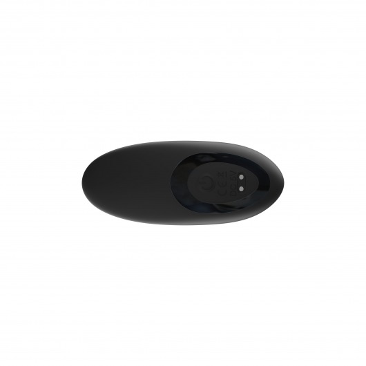 Черный анальный вибромассажёр с 10 режимами возвратно-поступательных движений - 14,5 см. - I-MOON