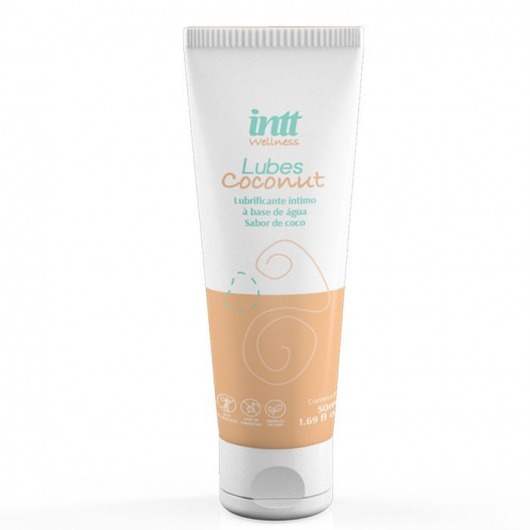 Лубрикант на водной основе Lubes Coconut с ароматом кокоса - 50 гр. - INTT - купить с доставкой в Кисловодске