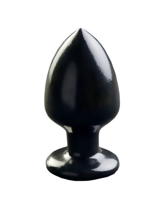 Черная большая анальная пробка MAGNUM 10 - 14,5 см. - LOVETOY (А-Полимер)