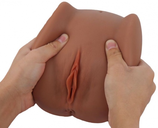 Мастурбатор Black Beauty - вагина и анус - S-HANDE - в Кисловодске купить с доставкой