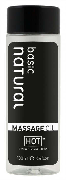 Массажное масло для тела Natural Basic - 100 мл. - HOT - купить с доставкой в Кисловодске