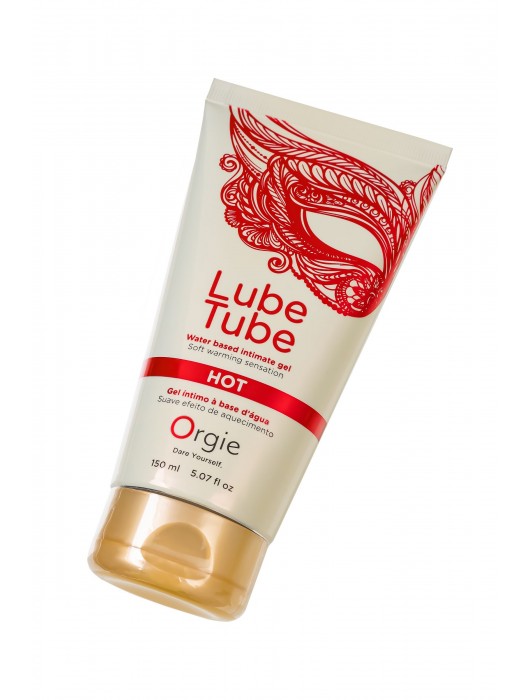 Интимный гель на водной основе Lube Tube Hot с разогревающим эффектом - 150 мл. - ORGIE - купить с доставкой в Кисловодске
