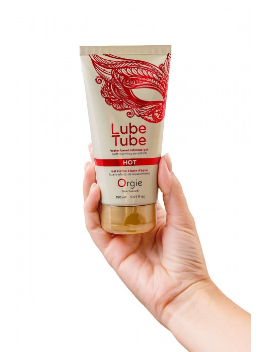 Интимный гель на водной основе Lube Tube Hot с разогревающим эффектом - 150 мл. - ORGIE - купить с доставкой в Кисловодске
