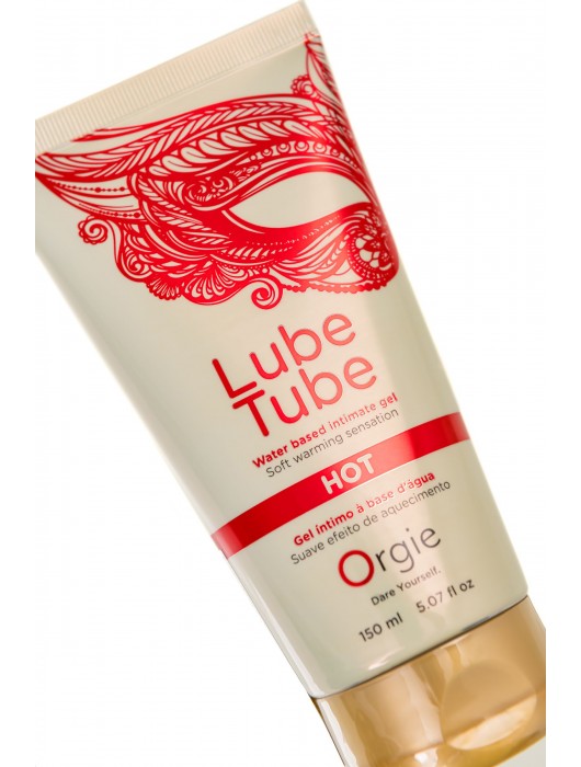 Интимный гель на водной основе Lube Tube Hot с разогревающим эффектом - 150 мл. - ORGIE - купить с доставкой в Кисловодске
