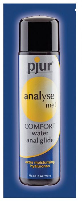 Анальный лубрикант pjur ANALYSE ME Comfort Water Anal Glide - 2 мл. - Pjur - купить с доставкой в Кисловодске