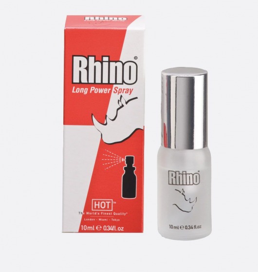 Пролонгирующий спрей для мужчин Rhino - 10 мл. - HOT - купить с доставкой в Кисловодске