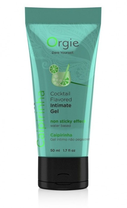 Съедобный интимный гель Orgie Lube Tube Cocktail Caipirinha - 50 мл. - ORGIE - купить с доставкой в Кисловодске
