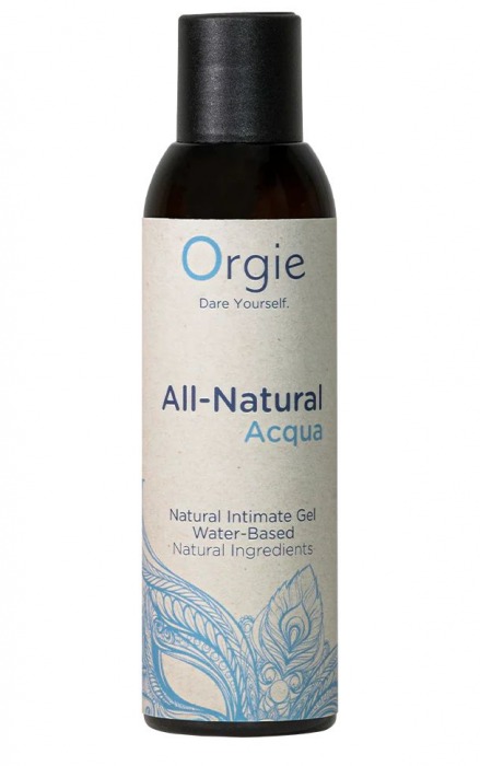 Интимный гель на водной основе Orgie All-Natural Acqua - 150 мл. - ORGIE - купить с доставкой в Кисловодске