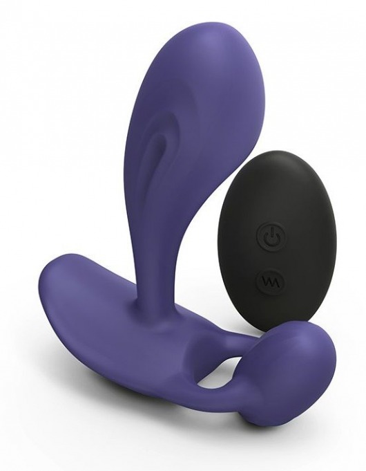 Темно-синий вибромассажер Witty P G Vibrator with Remote Control - Love to Love - в Кисловодске купить с доставкой