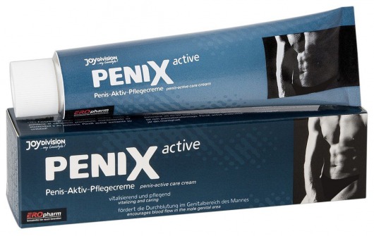 Возбуждающий крем для мужчин PeniX active - 75 мл. - Joy Division - купить с доставкой в Кисловодске