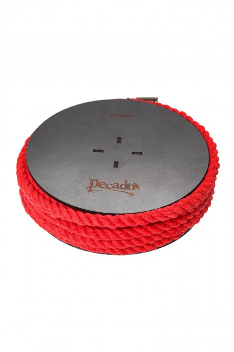 Красная веревка для шибари на катушке - 10 м. - Pecado - купить с доставкой в Кисловодске