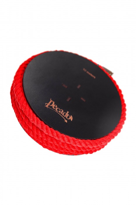 Красная веревка для шибари на катушке - 10 м. - Pecado - купить с доставкой в Кисловодске