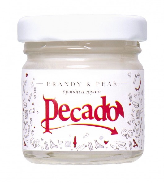 Массажная свеча Brandy   Pear - 35 мл. - Pecado - купить с доставкой в Кисловодске