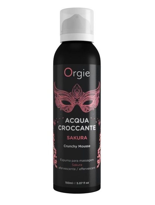 Хрустящая пенка для массажа Orgie Acqua Croccante Sakura с ароматом сакуры - 150 мл. - ORGIE - купить с доставкой в Кисловодске