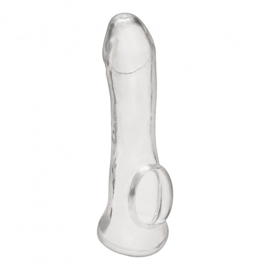 Прозрачная насадка на пенис Transparent Penis Enhancing Sleeve Extension - 15,9 см. - BlueLine - в Кисловодске купить с доставкой