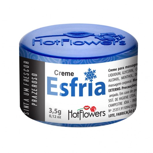 Возбуждающий крем Esfria с охлаждающим эффектом - 3,5 гр. - HotFlowers - купить с доставкой в Кисловодске