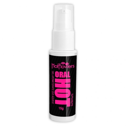Гель для оральных ласк Oral Hot с согревающим эффектом - 15 гр. - HotFlowers - купить с доставкой в Кисловодске