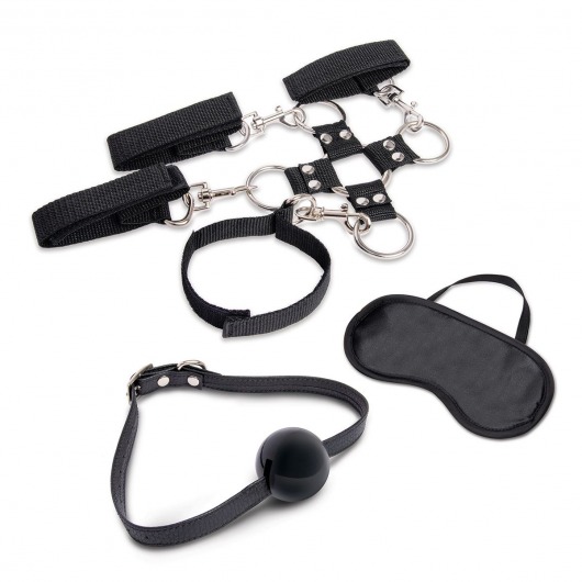 Набор для фиксации из 7 предметов Hogtie   Ball Gag Kit - Lux Fetish - купить с доставкой в Кисловодске