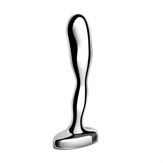Стальной стимулятор простаты Stainless Steel Prostate Plug - 11,5 см. - b-Vibe - в Кисловодске купить с доставкой