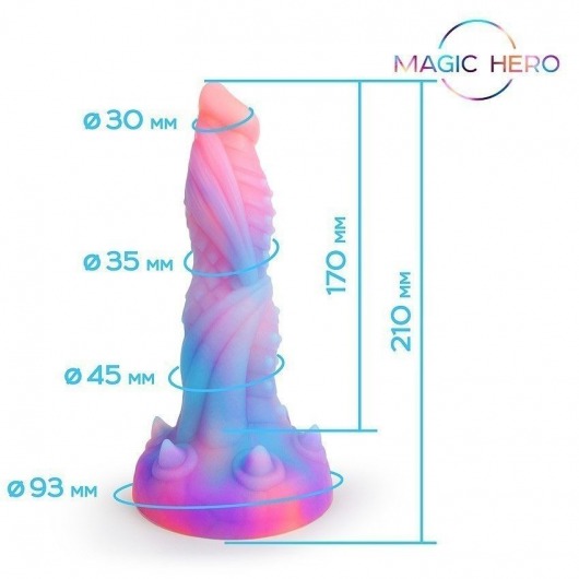 Светящийся в темноте фантаийный стимулятор - 21 см. - Bior toys