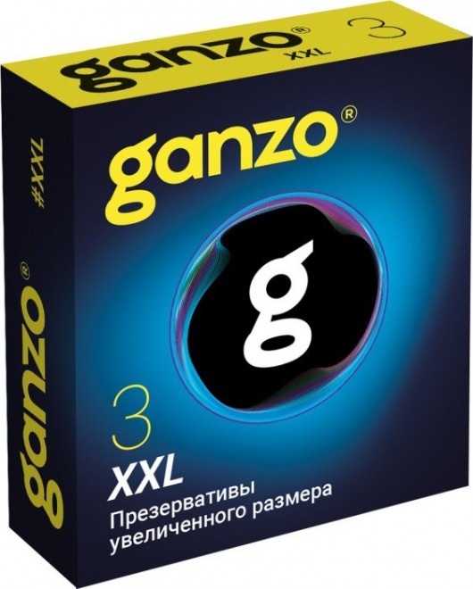 Презервативы увеличенного размера Ganzo XXL - 3 шт. - Ganzo - купить с доставкой в Кисловодске