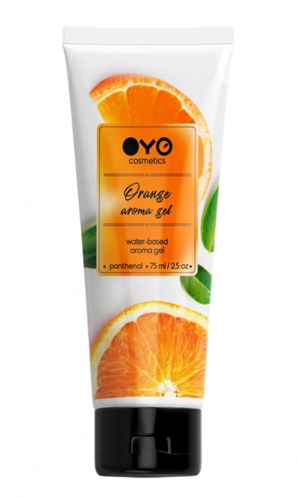 Лубрикант на водной основе OYO Aroma Gel Orange с ароматом апельсина - 75 мл. - OYO - купить с доставкой в Кисловодске