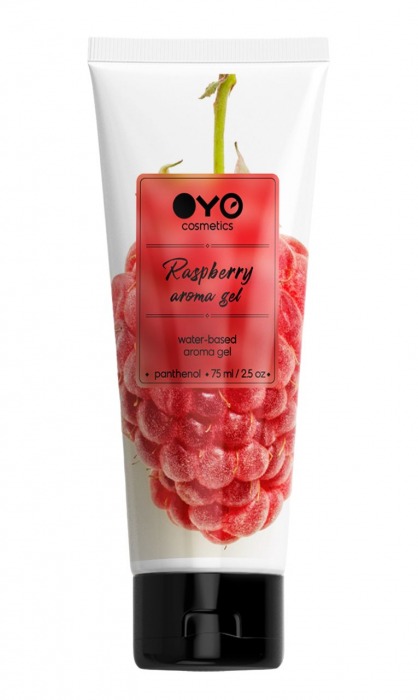 Лубрикант на водной основе OYO Aroma Gel Raspberry с ароматом малины - 75 мл. - OYO - купить с доставкой в Кисловодске