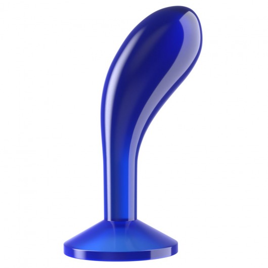 Синяя анальная втулка Flawless Clear Prostate Plug 6.0 - 15 см. - Lovetoy - в Кисловодске купить с доставкой