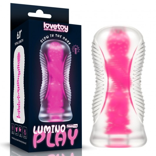 Светящийся в темноте мастурбатор 6.0 Lumino Play Masturbator - Lovetoy - в Кисловодске купить с доставкой