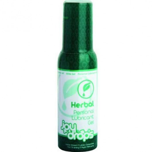 Смазка на водной основе JoyDrops Herbal - 100 мл. - JoyDrops - купить с доставкой в Кисловодске