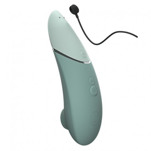 Зеленый бесконтактный клиторальный стимулятор Womanizer Next - Womanizer