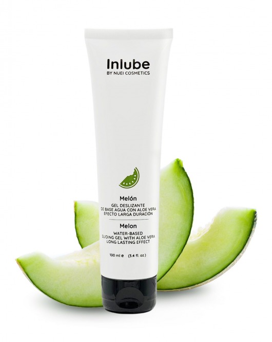 Лубрикант на водной основе Nuei Inlube с алоэ вера и ароматом дыни - 100 мл. - Nuei cosmetics - купить с доставкой в Кисловодске