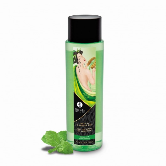 Гель для душа Sensual Mint с ароматом мяты - 370 мл. -  - Магазин феромонов в Кисловодске