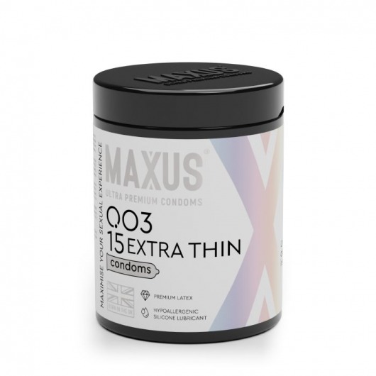 Экстремально тонкие презервативы MAXUS 003 Extra Thin - 15 шт. - Maxus - купить с доставкой в Кисловодске